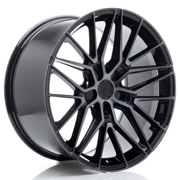 JR Wheels JR38 19x9 ET20-40 5H BLANK Black Machined w/Tinted Face